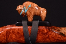 Amboyna Burl Native American Flute, Minor, Mid A-4, #G26K